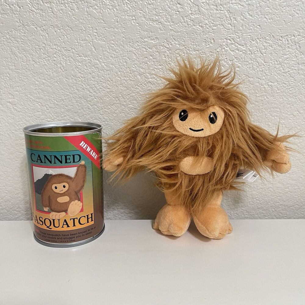 Canned Critters Sasquatch Plush in Can 6"